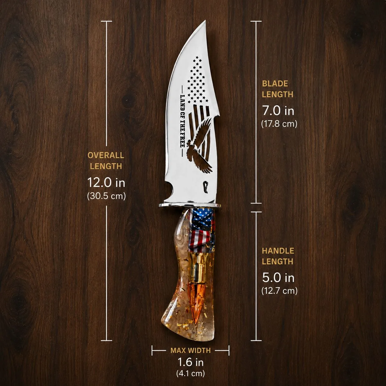 Land of the Free™ — Signature Edition — size chart
