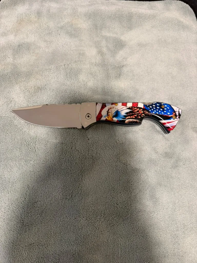 Shark Pocket Knife™ — Patriot Eagle Edition