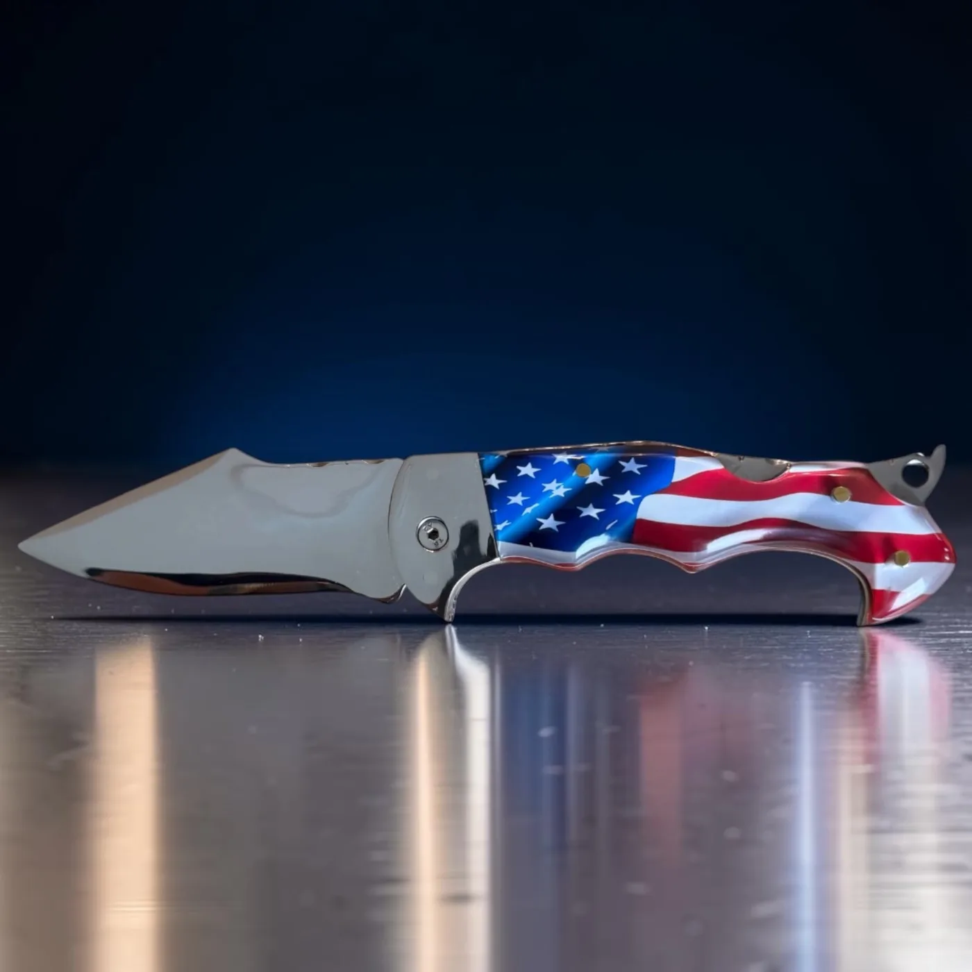 Shark Pocket Knife™ — Patriot Shark Edition